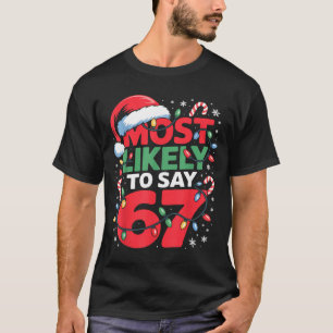 Camiseta 67 Meme divertido diseño de meme de Navidad más pr