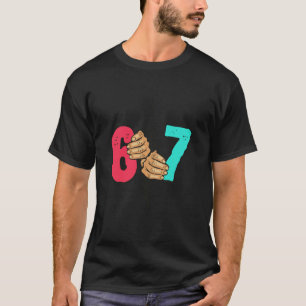Camiseta 67 Meme Divertido Seis Siete Gen Alfa Argot Navida