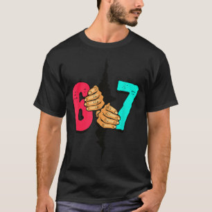 Camiseta 67 Meme Divertido Seis Siete Gen Alfa jerga Navida