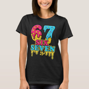 Camiseta 67 Meme Divertido Seis Siete Lenguaje de Gen Alfa