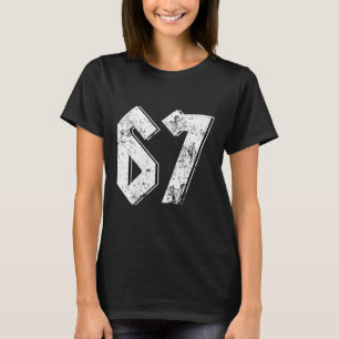 Camiseta 67 Meme Divertido Seis Siete Meme 6 7
