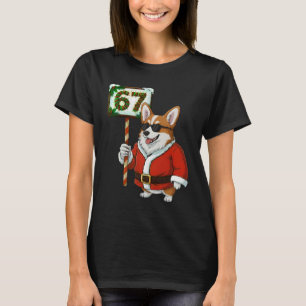 Camiseta 67 Meme Divertido Seis Siete Navidad Amante Perro 