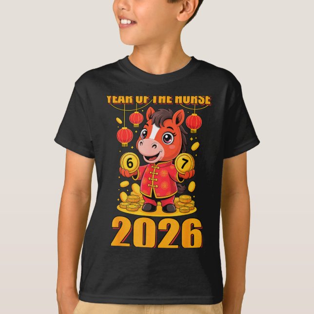 Camiseta 67 Meme Funny Chinese New Year 2026 Year Of The Ho (Anverso)