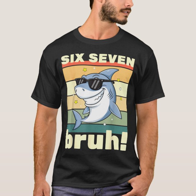 Camiseta 67 Meme Funny Six Seven Bruh 6-7 Meme Kids Boys Gi (Anverso)