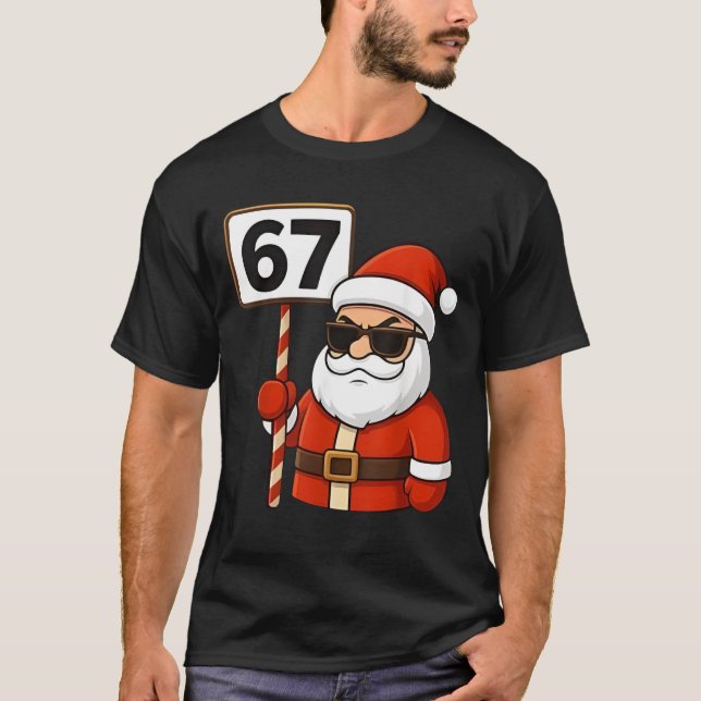 Camiseta 67 Meme Funny Six Seven Christmas for Men Women Ki (Anverso)