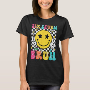 Camiseta 67 Meme Gen Alfa jerga 6 7 Seis Siete Bruh Diverti