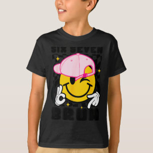 Camiseta 67 meme gen alpha jerga 6 7 seis siete bruh chicos