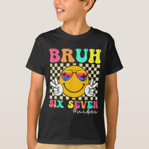 Camiseta 67 Meme Gen Alpha jerga 6 7 Seis Siete Hermano Div