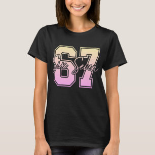Camiseta 67 Meme - Gráfico de Número Viral Diverti