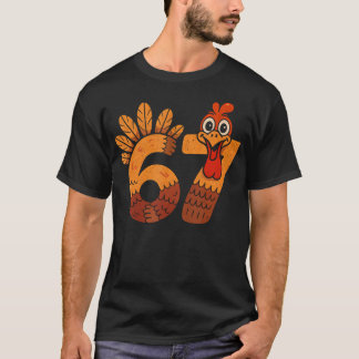 Camiseta 67 Meme Humor 6-7 Funny Six Seven Thanksgiving Tur