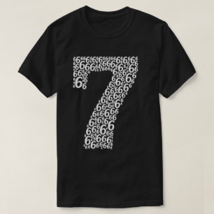 Camiseta 67 Meme Número Siete Hecho De Seis
