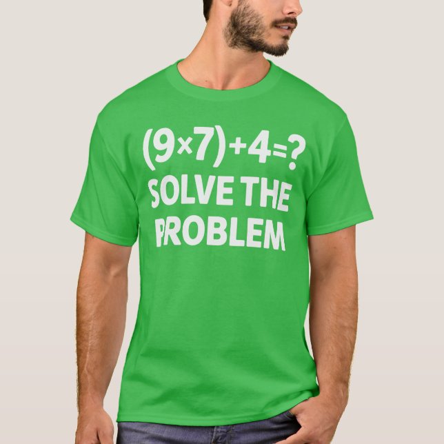Camiseta 67 Meme PEMDAS profesor de matemáticas elementales (Anverso)