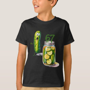 Camiseta 67 Meme Pepino Sorpresa Un Frasco De Pepinos En Ro