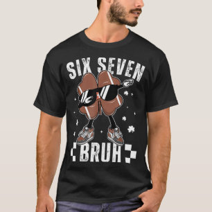 Camiseta 67 Meme Seis Siete Bruh Trébol de la Suerte Fútbol