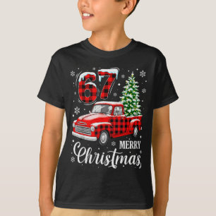 Camiseta 67 Meme Seis Siete Chistoso Navidad Meme jerga Muj