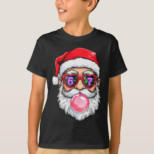 Camiseta 67 Meme Seis Siete Número 6-7 6 7 Divertido Santa