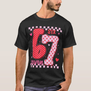 Camiseta 67 Meme Seis Siete Para Niños Mujeres Hombres Niño