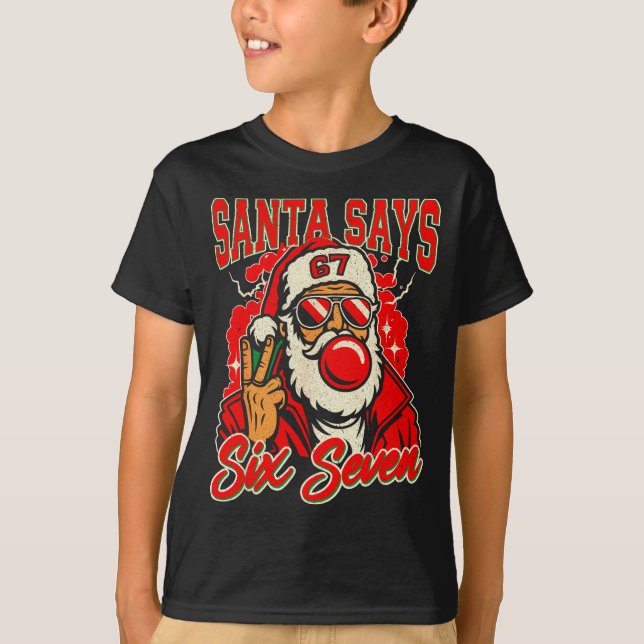 Camiseta 67 Meme Six Seven For Kids Women Men Boys Girls Ch (Anverso)