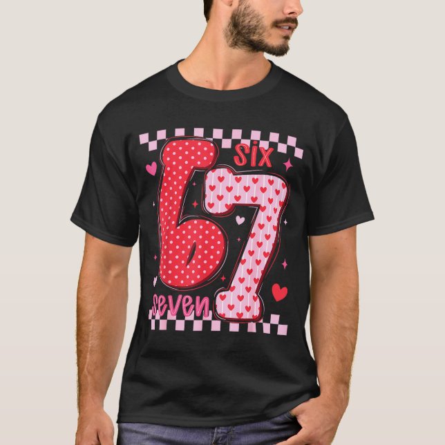 Camiseta 67 Meme Six Seven For Kids Women Men Boys Girls Va (Anverso)