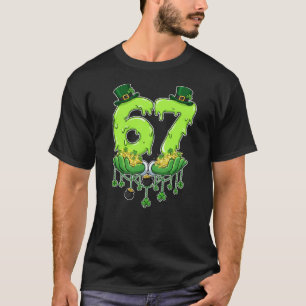 Camiseta 67 Meme Tréboles Seis Siete Tréboles 6-7 St Patri