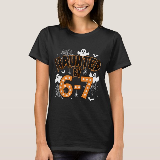 Camiseta 67 Memes De Halloween Tardados - Fantasma Y Calaba (Anverso)