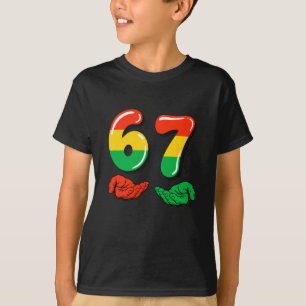 Camiseta 67 Mes de la Historia Negra Divertido Seis Siete M