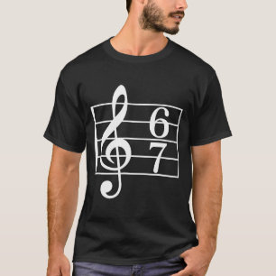 Camiseta 67 Modismo De Meme Musical Profesor De Música Escu