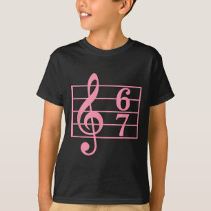 Camiseta 67 Modismo de meme musical Seis Siete Profesor de 