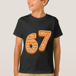 Camiseta 67 Navidad Divertido 6 7 Pan de Jengibre Seis Siet