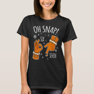 Camiseta 67 Navidad Oh Snap Hombre De Jengibre 6 7 Meme Nav