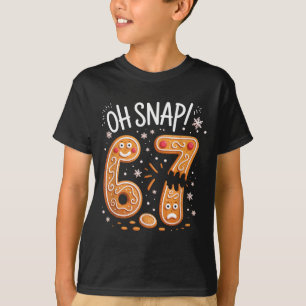 Camiseta 67 Navidad Oh Snap Hombre de Jengibre 6 7 Meme Nav