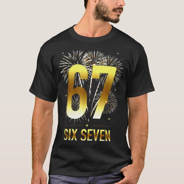 Camiseta 67 New Years Eve Party Pajama Shirt 6 7 Meme 67 20 (Anverso)