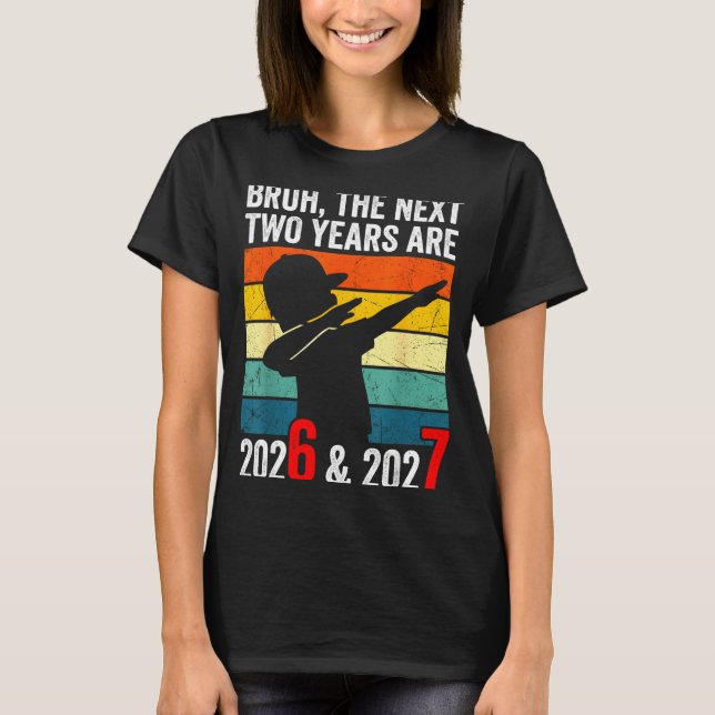 Camiseta 67 Nye 2026 Dabbing Boys Funny New Year Eve Six Se (Anverso)