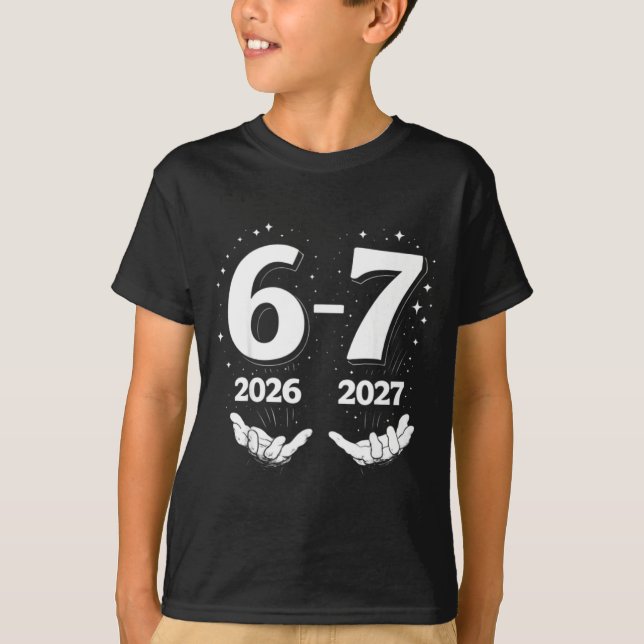 Camiseta 67 Nye 2026 Funny Boys Kids New Years Eve Party 6  (Anverso)