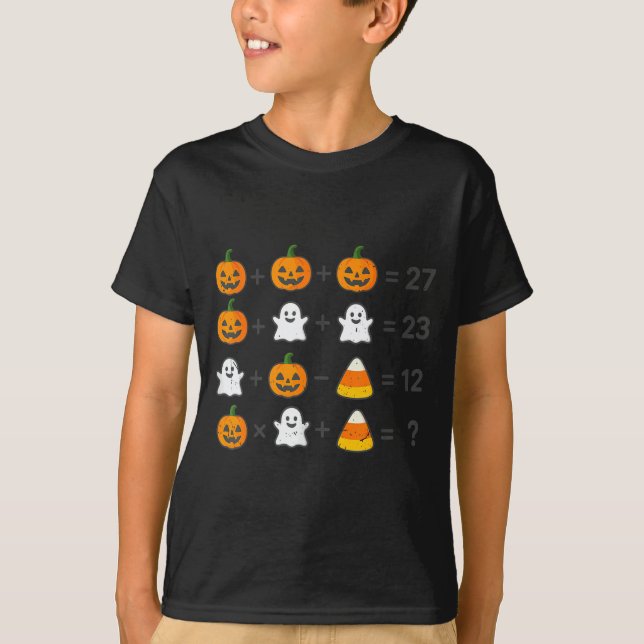 Camiseta 67 Order Operations Math Teacher Halloween Costume (Anverso)