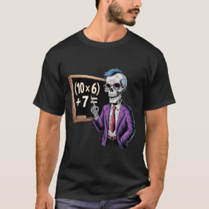 Camiseta 67 Profesor de Matemáticas Meme Brainrot Seis Siet