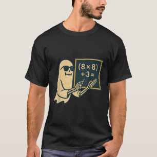 Camiseta 67 Profesor Esqueleto Fantasma de Halloween Seis S