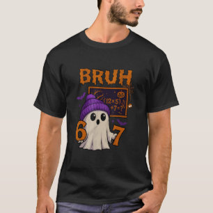 Camiseta 67 Profesor Fantasma de Halloween Seis Siete Meme