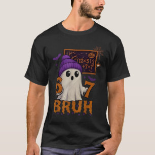 Camiseta 67 Profesor Fantasma de Halloween Seis Siete Meme