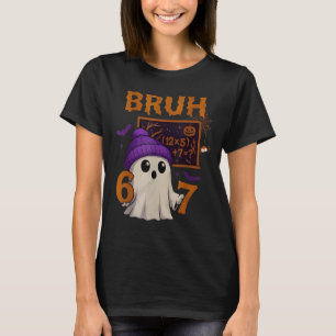 Camiseta 67 Profesor Fantasma de Halloween Seis Siete Meme