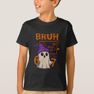 Camiseta 67 Profesor Fantasma de Halloween Seis Siete Meme 