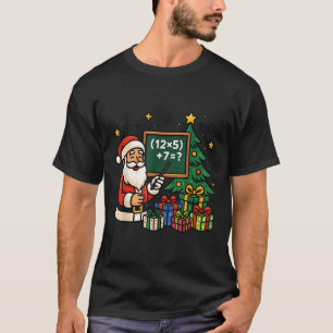 Camiseta 67 Profesor Santa Navidad Seis Siete Meme Brainrot