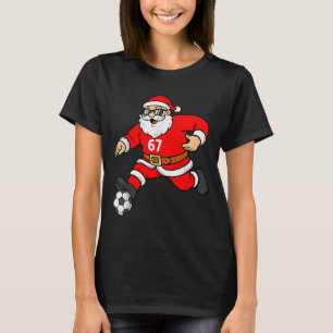 Camiseta 67 Santa del Fútbol Six Seven Meme Navidad Srt Hom
