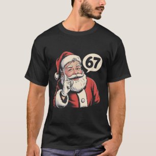 Camiseta 67 Santa Navidad Seis Siete Meme 