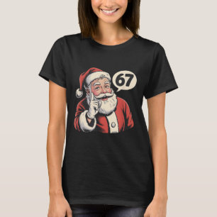 Camiseta 67 Santa Navidad Seis Siete Meme 