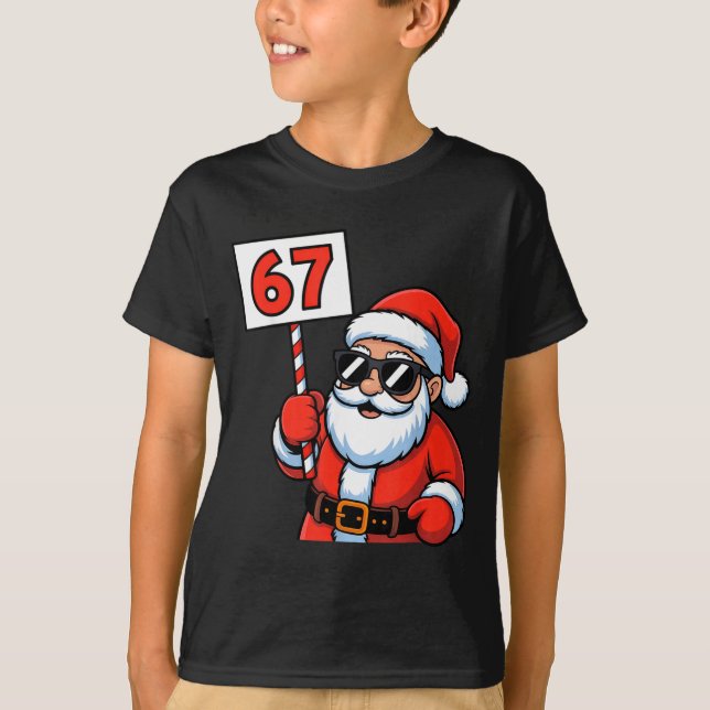 Camiseta 67 Santa Six Seven Christmas  (Anverso)