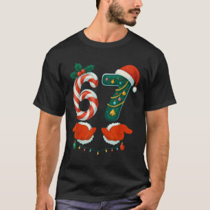 Camiseta 67 Seis Siete 6 7 Meme Personalizado Pareja Navida