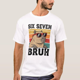 Camiseta 67 Seis Siete Bruh Capybara