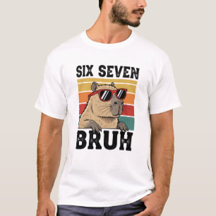 Camiseta 67 Seis Siete Bruh Capybara