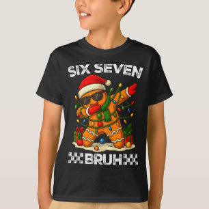 Camiseta 67 Seis Siete Bruh Divertido Navidad Dabbing Ginge